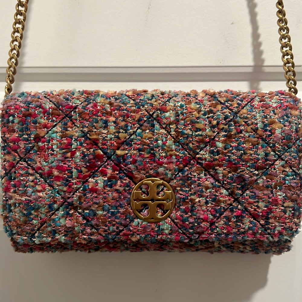 Tory Burch Tweed Wallet Bag